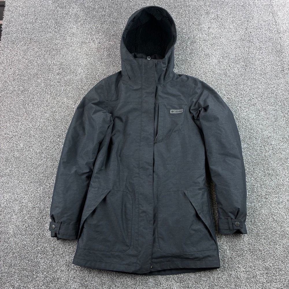 Columbia Beverly Mountain Jacket Women's XS Black Interchange Omni-Heat‎ Hooded